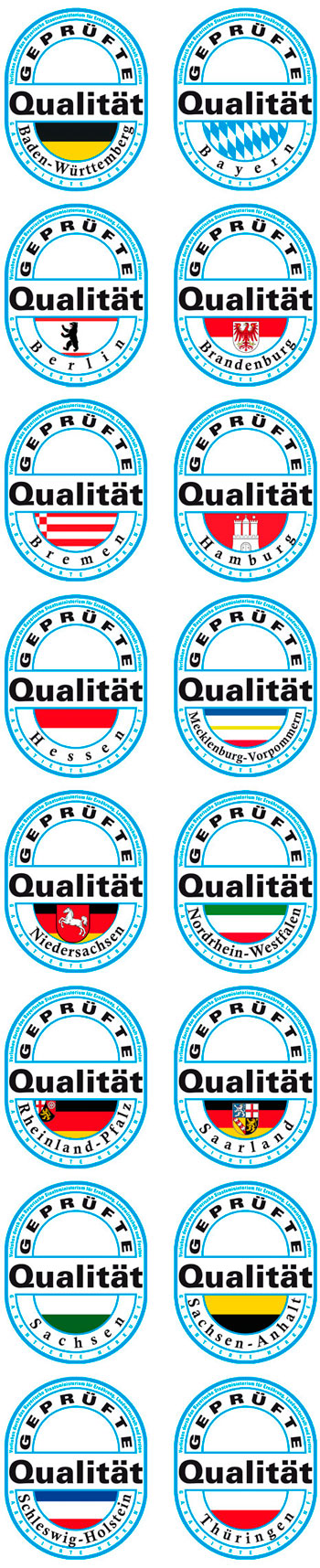 Geprüfte Qualität Bayern Länderlogos