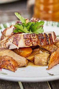 Schweinebraten vom grill