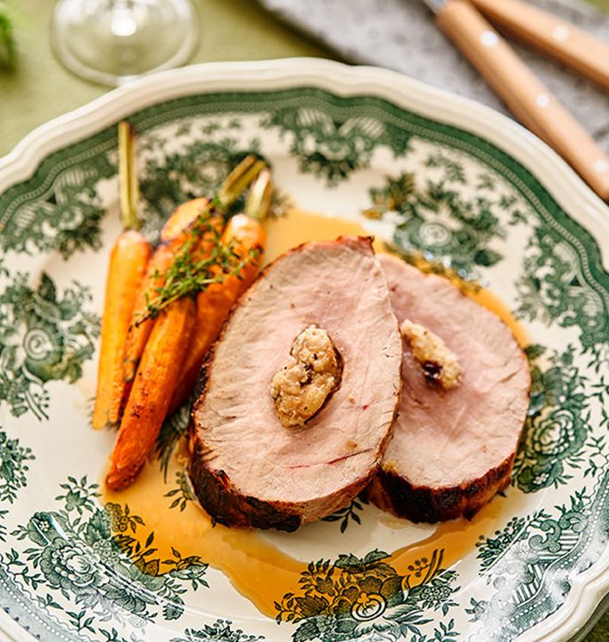Gefüllte Schweinelende