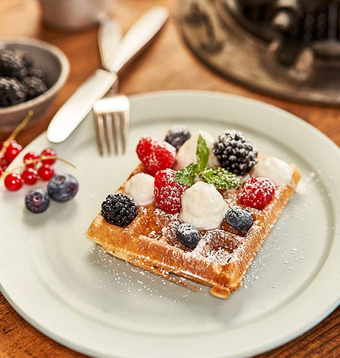Frische Waffel