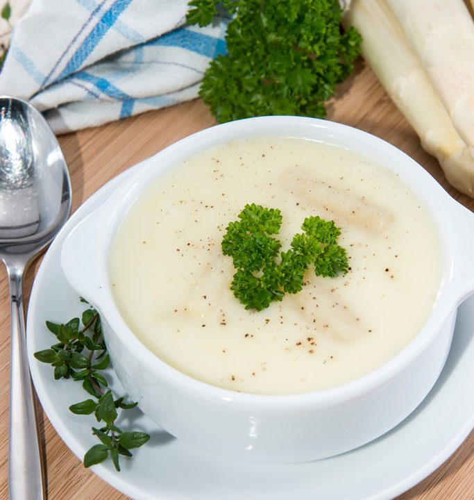 Spargelcremesuppe