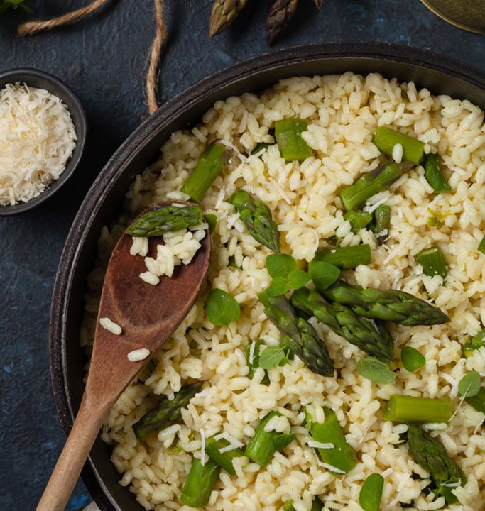 Spargelrisotto
