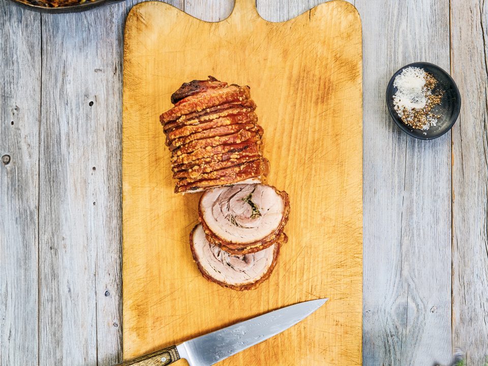 Schweinerollbraten im Porchetta-Style Rezept