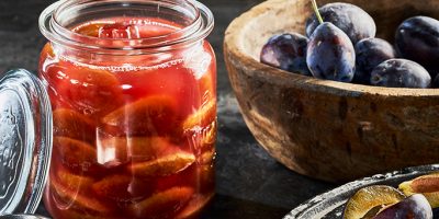 Fermentierte Zwetschgen
