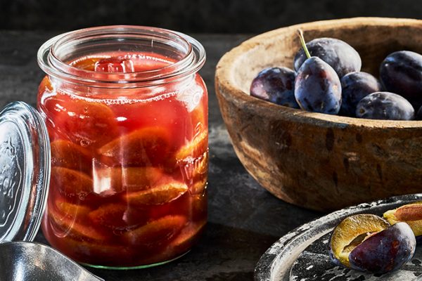 Fermentierte Zwetschgen